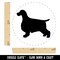 English Cocker Spaniel Dog Solid Self-Inking Rubber Stamp for Stamping Crafting Planners